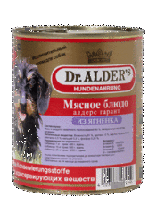 Консервы для взрослых собак Dr. Alder's Garant паштет с ягненком 750гр