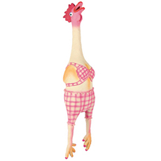 Игрушка для собак Trixie курица с пищалкой, латекс, 48 см