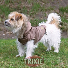 Куртка для собак Trixie Торино с капюшоном, бронзовая, с вышивкой, 40 см