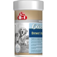 Пивные дрожжи для взрослых собак Excel Brewer's Yeast 8 в 1, 140 таблеток