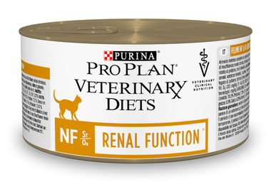 Влажный лечебный корм для кошек при патологии почек Purina Nestle Vet Diet NF консервы 195гр.