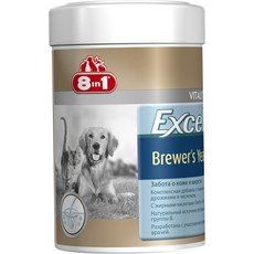 Пивные дрожжи для взрослых собак 8 в 1 Excel Brewer's Yeast 260 таблеток