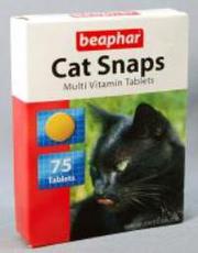 Мультивитаминное лакомство для кошек Beaphar Cat Snaps 75 таб