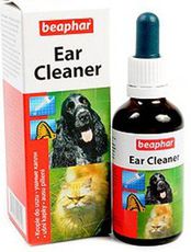 Лосьон для ухода за ушами у кошек и собак Beaphar Ear Cleane, 50 мл