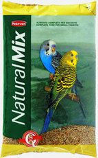 Комплексный и основной корм для волнистых попугаев Padovan Naturalmix Cocorite