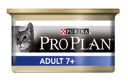 Консервированный корм для пожилых кошек  Pro Plan Senior с тунцом 85гр
