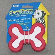 Игрушка для собак Hartz Good Breath Rubber Dog Bone Md косточка с ароматом мяты, каучук, средняя