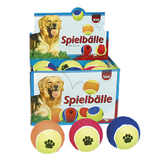 Игрушка для собак Trixie набор теннисных мячей, 6,4 см, 36 шт