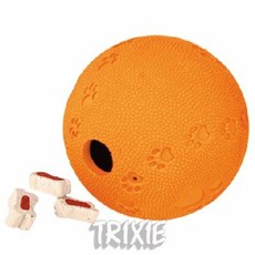 Игрушка для собак Trixie мяч для лакомств, резина, 6 см