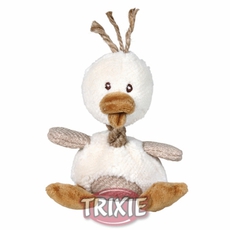 Игрушка для собак Trixie утка, плюш, текстиль, 15 см