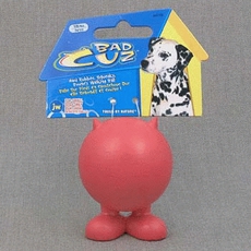 Игрушка для собак Hartz Bad Cuz мяч на ножках, с рожками, каучук, маленький