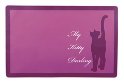 Коврик под миску для кошек Trixie My Kitty Darling