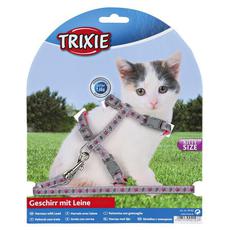 Шлейка для котят Trixie, светоотражающая, нейлон 18-35 см, 8 мм