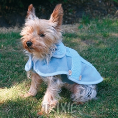 Попона для собак Trixie Лили, искусственная кожа, голубая, 35 см