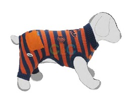 Свитер для собак Camon Jacky 4 лапы, синий в оранжевую полоску, 24 см