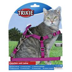 Шлейка с поводком для кошки Trixie Premium, нейлон