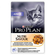 Консервированный корм для котят Pro Plan Nutrisavour Junior с курицей 85 г