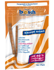 Лакомство для собак Bosch Wuffi's Sausage Snack мини-кобаски 3 шт