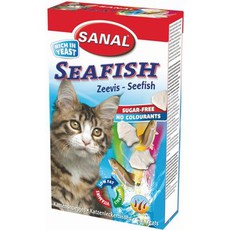 Витамины для кошек Sanal В1, В2, В6, В12, морская рыба, 50 г