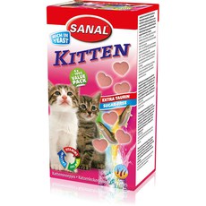Витаминный комплекс для котят с 6-недельного возраста Sanal Kitten с лососем и таурином, 400 г