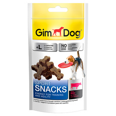 Дрессировочное лакомство для собак Gimdog Sportsnacks с говядиной и L-карнитином 60 г