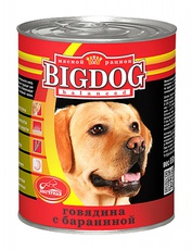 Консервы для взрослых собак Зоогурман Big Dog с говядиной 850 г