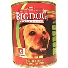 Консервы для взрослых собак Зоогурман Big Dog с говядиной и бараниной 850 г