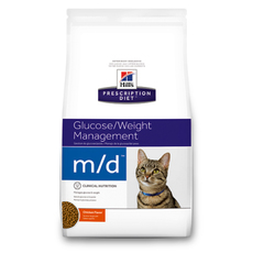 Сухой диетический корм для кошек при нарушении обмена веществ Hill's Prescription Diet m/d Diabetes/Weight Management