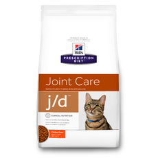 Сухой диетический корм для кошек при лечении заболеваний суставов Hill's Prescription Diet j/d Joint Care
