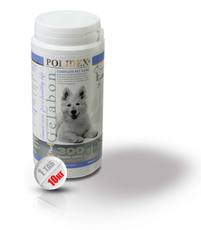 Витамины и пищевые добавки для взрослых собак Polidex Гелабон плюс профилактика и лечение заболеваний суставов, костей