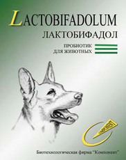 Витамины и пищевые добавки для взрослых собак Лактобифадол 50 г