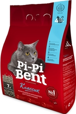 Наполнитель для кошачьего туалета Pi-Pi-Bent Classic из природного бентонита, 3 кг 