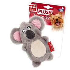 Игрушка для собак GIGwi коала, с пищалкой, 11 см