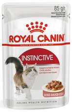 Консервированный корм для взрослых кошек, профилактика МКБ Royal Canin Instinctive кусочки в соусе