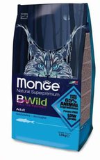 Сухой корм для кошек Monge Bwild Cat Anchovies с анчоусами
