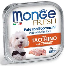 Консервы для взрослых собак Monge Dog Fresh с индейкой 100 г