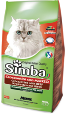 Сухой корм для взрослых кошек Simba Cat с говядиной 