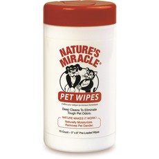 Влажные салфетки для собак Nature's Miracle Pet Wipes,  очищающие, 70 шт