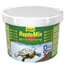 Основной полноценный корм для водных черепах Tetra Reptomin в виде палочек, 10 л