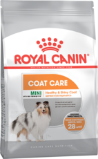 Сухой корм для собак с тусклой и сухой шерстью в возрасте от 10 месяцев до 8 лет Royal Canin Mini Coat Care, Роял Канин Мини Коат Кэа 