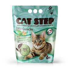 Наполнитель для кошачьих туалетов Cat Step Tofu Green Tea, растительный комкующийся