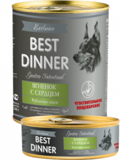  Консервы Best Dinner Exclusive Gastro Intestinal"Ягненок и индейка"-0,34кг