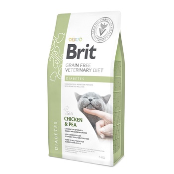 Беззерновая диета при диабете для кошек Brit Veterinary Diet Cat Grain free Diabetes 400 гр, 2 кг