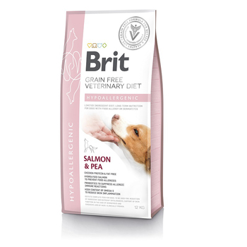 Беззерновая гипоаллергенная диета для собак Brit Veterinary Diet Dog Grain Free Hypoallergenic 2 кг, 12 кг