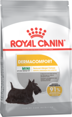 Сухой корм  для собак при раздражениях и зуде, связанных с чувствительностью кожи, с 10 месяцев до 8 лет Royal Canin Mini Dermacomfort, Роял Канин Мини Дермакомфорт