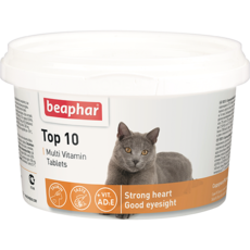 Кормовая добавка  для кошек Beaphar Top 10, 180 таб.