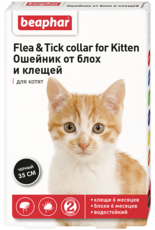 Ошейник Flea & Tick collar for Cat от блох и клещей для котят, 35 см