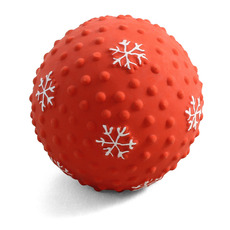 Игрушка для собак из латекса Мячик-снежинка , d75мм