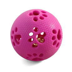 Игрушка для собак из термопласт. резины  Мяч-лапки,  d70мм