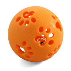 Игрушка для собак из термопласт. резины  Мяч-лапки , d80мм